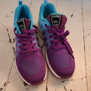 Women's Purple and Blue Sneakers